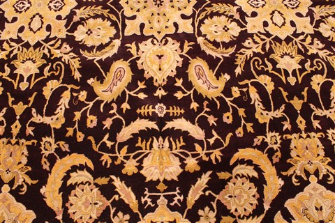 Agra Beige Hand Knotted 1311 X 1810 Area Rug 250-30481 Image 12
