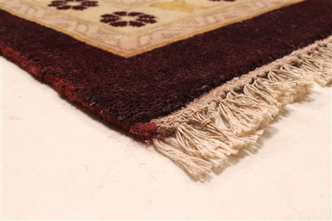 Agra Beige Hand Knotted 1311 X 1810 Area Rug 250-30481 Image 3