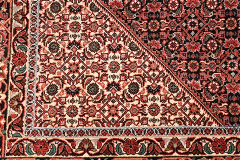 Bidjar Beige Hand Knotted 100 X 135 Area Rug 250-30482 Image 10