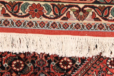 Bidjar Beige Hand Knotted 100 X 135 Area Rug 250-30482 Image 14