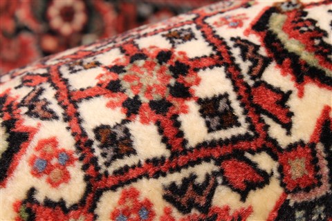 Bidjar Beige Hand Knotted 100 X 135 Area Rug 250-30482 Image 3