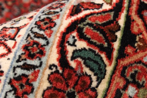 Bidjar Beige Hand Knotted 100 X 135 Area Rug 250-30482 Image 4