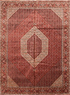 Persian Bidjar Beige Rectangle 10x13 ft Wool Carpet 30482