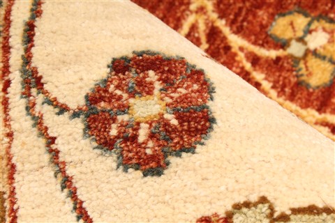 Ziegler Beige Square Hand Knotted 1111 X 121 Area Rug 250-30483 Image 10