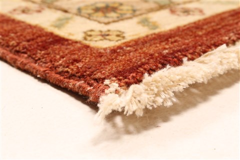 Ziegler Beige Square Hand Knotted 1111 X 121 Area Rug 250-30483 Image 3
