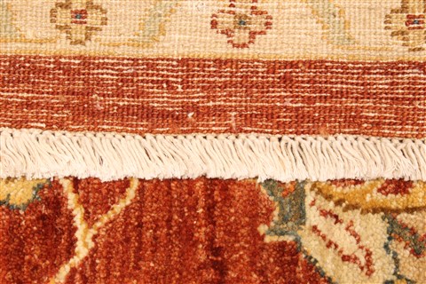 Ziegler Beige Square Hand Knotted 1111 X 121 Area Rug 250-30483 Image 4