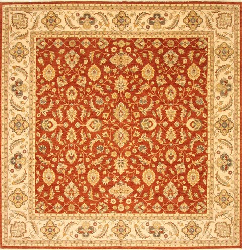 Ziegler Beige Square Hand Knotted 1111 X 121 Area Rug 250-30483 Image 0