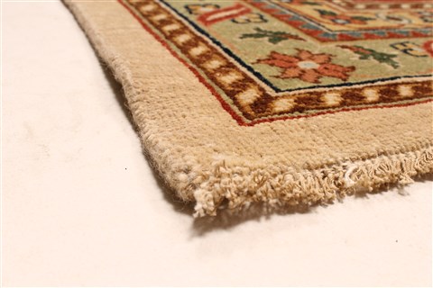Serapi Beige Hand Knotted 139 X 159 Area Rug 250-30484 Image 11