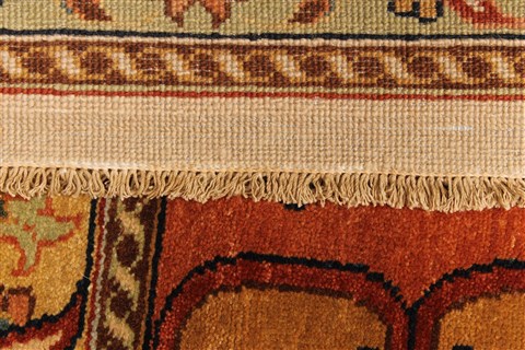 Serapi Beige Hand Knotted 139 X 159 Area Rug 250-30484 Image 12