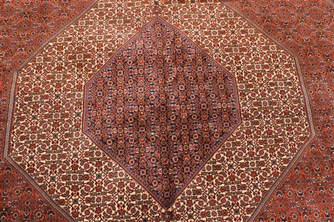 Bidjar Beige Hand Knotted 100 X 122 Area Rug 250-30488 Image 12