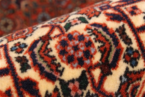 Bidjar Beige Hand Knotted 100 X 122 Area Rug 250-30488 Image 8