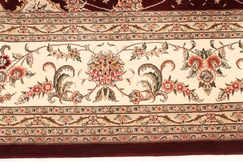 Tabriz Beige Hand Knotted 120 X 150 Area Rug 250-30489 Image 2