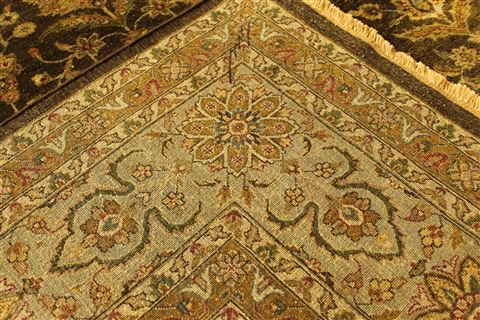 Jaipur Brown Hand Knotted 89 X 118 Area Rug 301-30491 Image 2