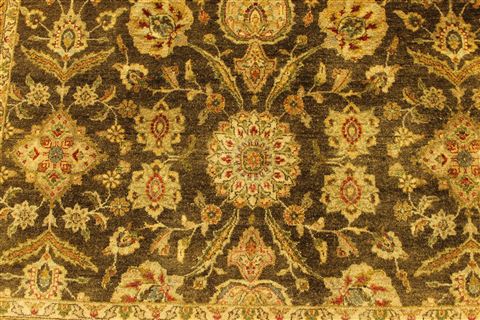 Jaipur Brown Hand Knotted 89 X 118 Area Rug 301-30491 Image 4