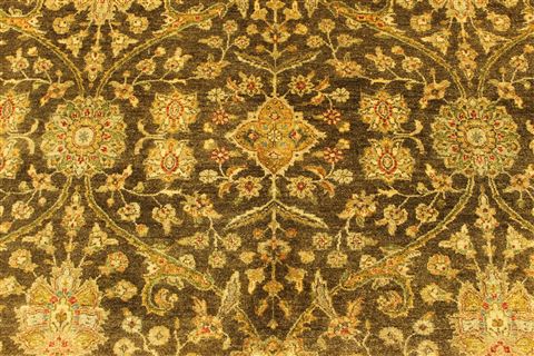 Jaipur Brown Hand Knotted 89 X 118 Area Rug 301-30491 Image 5