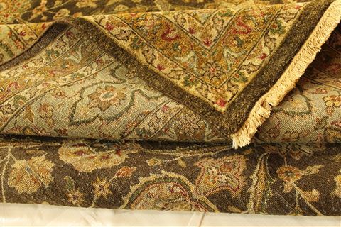 Jaipur Brown Hand Knotted 89 X 118 Area Rug 301-30491 Image 6