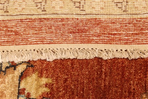Ziegler Beige Square Hand Knotted 120 X 120 Area Rug 250-30493 Image 10