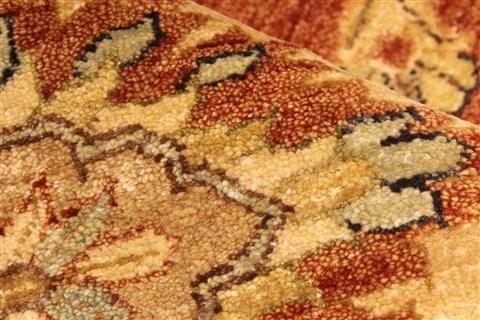 Ziegler Beige Square Hand Knotted 120 X 120 Area Rug 250-30493 Image 3
