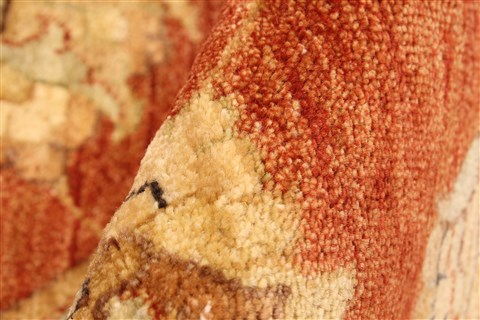 Ziegler Beige Square Hand Knotted 120 X 120 Area Rug 250-30493 Image 4