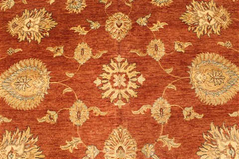 Ziegler Beige Square Hand Knotted 120 X 120 Area Rug 250-30493 Image 7