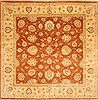 Ziegler Beige Square Hand Knotted 120 X 120 Area Rug 250-30493 Thumb 0