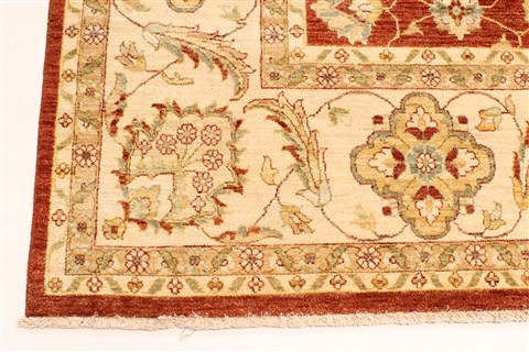 Ziegler Beige Square Hand Knotted 1110 X 121 Area Rug 250-30495 Image 11