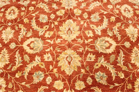 Ziegler Beige Square Hand Knotted 1110 X 121 Area Rug 250-30495 Image 12