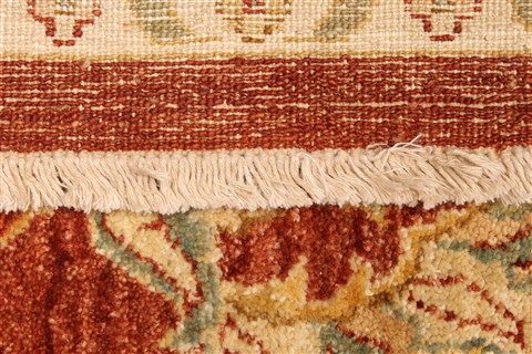 Ziegler Beige Square Hand Knotted 1110 X 121 Area Rug 250-30495 Image 3