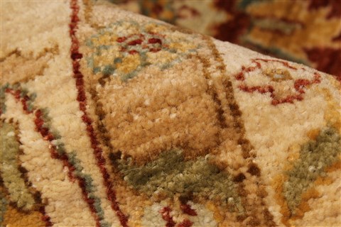 Ziegler Beige Square Hand Knotted 1110 X 121 Area Rug 250-30495 Image 8