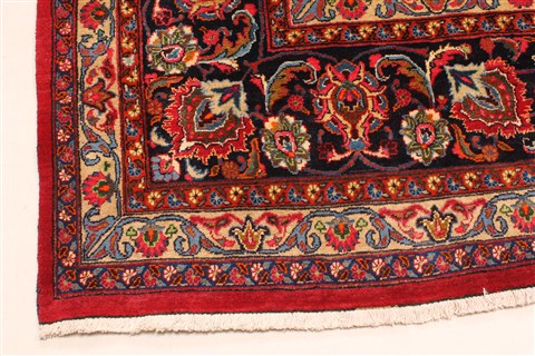 Khorasan Red Square Hand Knotted 118 X 131 Area Rug 250-30496 Image 12