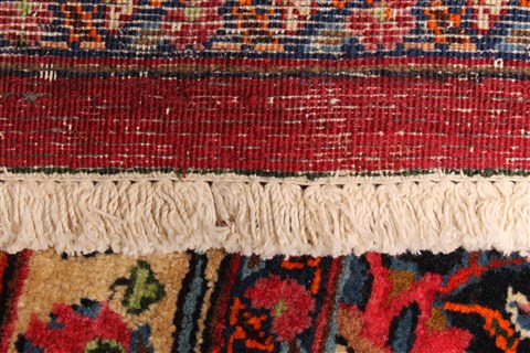 Khorasan Red Square Hand Knotted 118 X 131 Area Rug 250-30496 Image 5