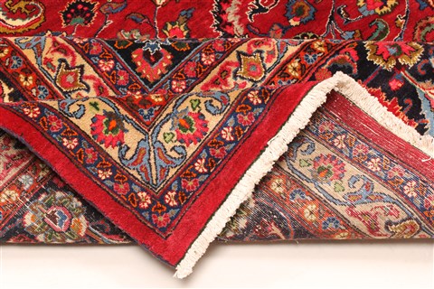 Khorasan Red Square Hand Knotted 118 X 131 Area Rug 250-30496 Image 7