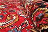 Khorasan Red Square Hand Knotted 118 X 131  Area Rug 250-30496 Thumb 8