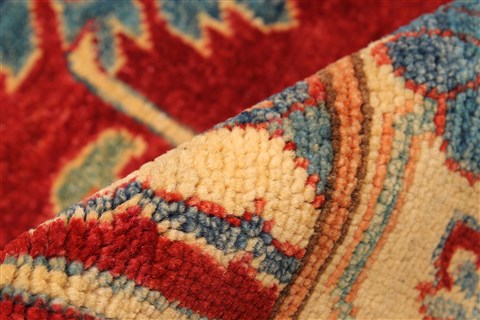 Kazak Red Hand Knotted 1211 X 176 Area Rug 250-30497 Image 10