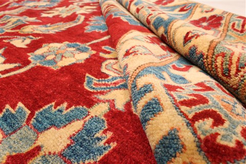 Kazak Red Hand Knotted 1211 X 176 Area Rug 250-30497 Image 7