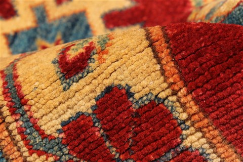 Kazak Red Hand Knotted 1211 X 176 Area Rug 250-30497 Image 9