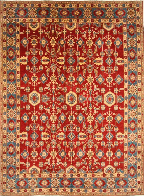 Kazak Red Hand Knotted 1211 X 176 Area Rug 250-30497 Image 0