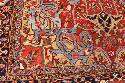 Serapi Red Hand Knotted 119 X 175 Area Rug 250-30498 Image 3