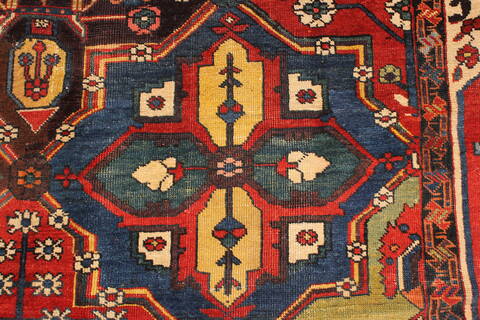 Bakhtiar Multicolor Hand Knotted 123 X 165  Area Rug 250-30499 Image 2