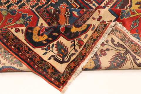 Bakhtiar Multicolor Hand Knotted 123 X 165  Area Rug 250-30499 Image 8