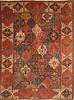 Bakhtiar Multicolor Hand Knotted 123 X 165  Area Rug 250-30499 Thumb 0