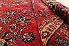 Sarouk Red Hand Knotted 112 X 165  Area Rug 250-30501 Thumb 2