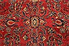 Sarouk Red Hand Knotted 112 X 165  Area Rug 250-30501 Thumb 7