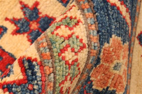 Kazak Red Hand Knotted 1111 X 1510  Area Rug 250-30502 Image 11