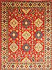 Kazak Red Hand Knotted 1111 X 1510  Area Rug 250-30502 Thumb 0