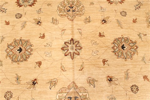 Ziegler Beige Square Hand Knotted 120 X 120 Area Rug 250-30503 Image 11