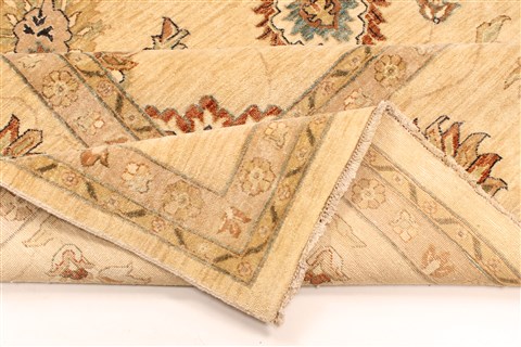 Ziegler Beige Square Hand Knotted 120 X 120 Area Rug 250-30503 Image 5
