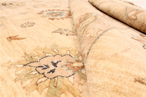 Ziegler Beige Square Hand Knotted 120 X 120 Area Rug 250-30503 Image 6