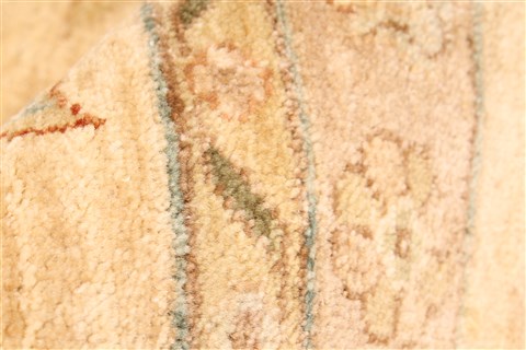 Ziegler Beige Square Hand Knotted 120 X 120 Area Rug 250-30503 Image 9