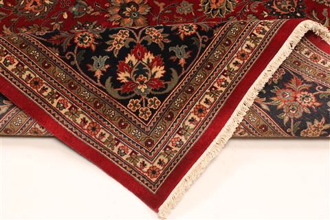 Kashmir Green Square Hand Knotted 120 X 121 Area Rug 250-30504 Image 1